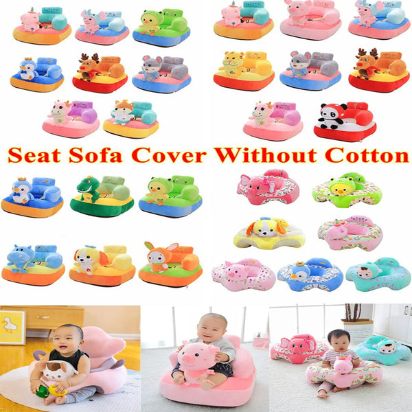 Seats and Sofas for Baby Soft Infant Sofa Cover Learning to Sit Seat Feeding Chair Children Newborn Toddler Nest Without Cotton