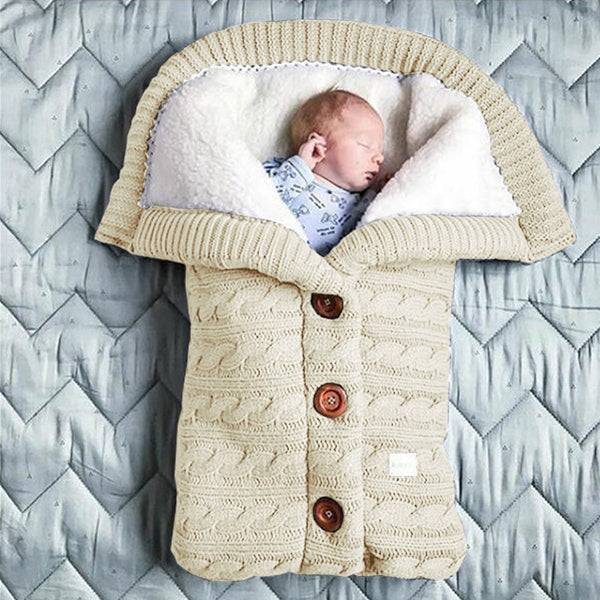 Winter Baby's Cocoon™ - Couverture polaire douce pour bébé