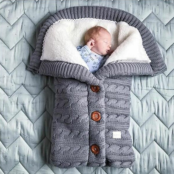 Winter Baby's Cocoon™ - Couverture polaire douce pour bébé