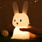 My Big Bunny's Led ™ I Veilleuse lapin pour enfants rechargeable avec capteur tactile