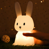 My Big Bunny's Led ™ I Veilleuse lapin pour enfants rechargeable avec capteur tactile