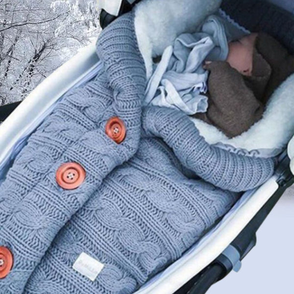 Winter Baby's Cocoon™ - Couverture polaire douce pour bébé